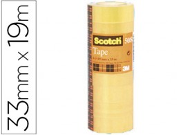 8 cintas adhesivas Scotch 508 19mm.x33m.